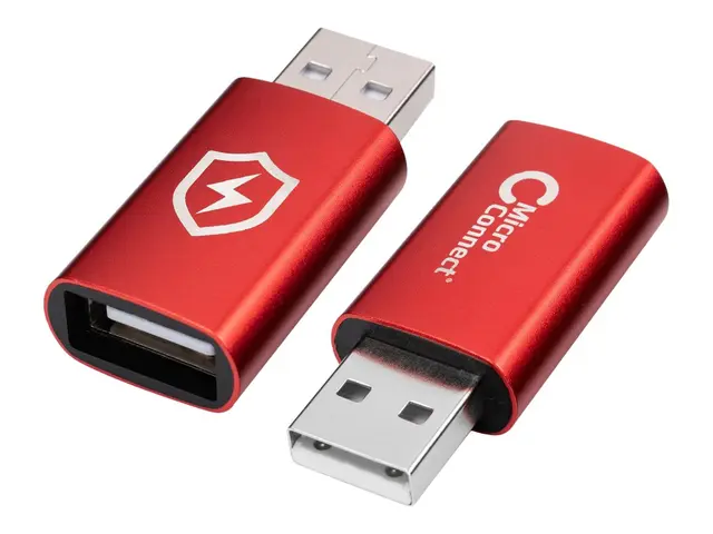 MicroConnect - USB-adapter 2-stifts USB type A (hann) til (hunn) 5...