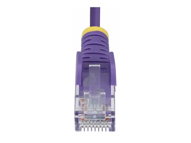 StarTech.com 1m Purple Slim CAT6 Ethernet Cable, Snagless, 28AWG, ...