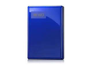 WD My Passport - Harddisk - kryptert - 2 TB ekstern (bærbar) - USB 3.2 Gen 1 (USB-C kontakt) - 256-bit AES - kobolt