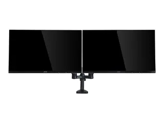 AOC AD110D0 - Monteringssett - justerbar arm for 2 LCD-skjermer - aluminiumslegering - skjermst&#248;rrelse: inntil 27&quot; - skrivebordsmonterbar