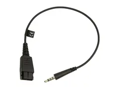 Jabra - Hodesettadapter - minijakk hann til Quick Disconnect hann for SPEAK 410, 410 MS
