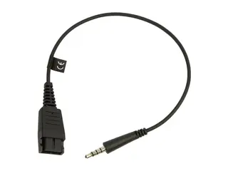 Jabra - Hodesettadapter - minijakk hann til Quick Disconnect hann for SPEAK 410, 410 MS