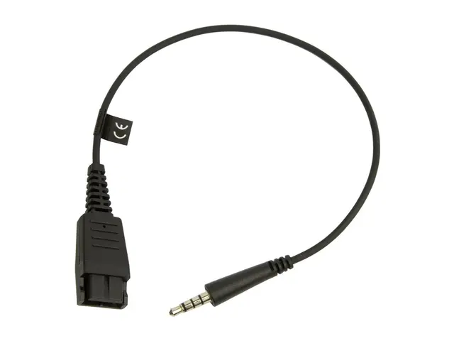 Jabra - Hodesettadapter - minijakk hann til Quick Disconnect hann ...
