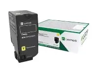 Lexmark - Gul - original - tonerpatron - for Lexmark CS827de, CX827de