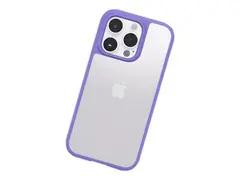 OtterBox React Series - ProPack Packaging baksidedeksel for mobiltelefon - antimikrobielt - termoplastisk elastomer (TPE), polykarbonat, 50 % resirkulert plast - purplexing - for Apple iPhone 14 Pro