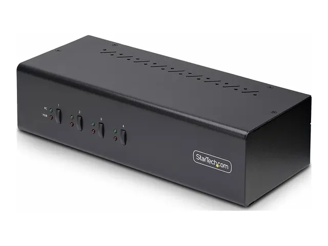 Startech 4-Port Dual-Monitor DisplayPort KVM Switch, 4K 60Hz, 2x U...
