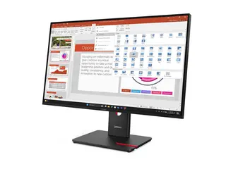 Lenovo ThinkVision T27-40 - LED-skjerm - 27" 1920 x 1080 Full HD (1080p) @ 120 Hz - IPS - 300 cd/m² - 1500:1 - 4 ms - HDMI, VGA, DisplayPort - eklipsesvart