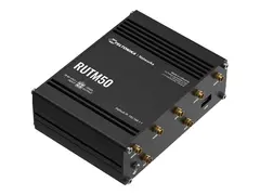 Teltonika RUTM50 - Trådløs ruter 4-portssvitsj 1GbE, PPP - Wi-Fi 5 - Dobbeltbånd - DIN-skinnemonterbar, overflatemonterbar