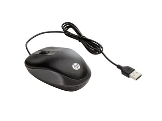 HP Travel - Mus - optisk - 3 knapper - kablet USB