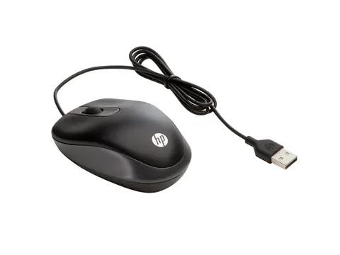 HP Travel - Mus - optisk - 3 knapper - kablet USB