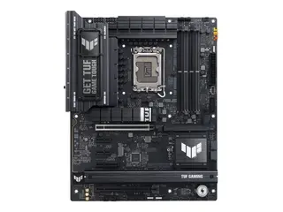 ASUS TUF GAMING Z890-PLUS WIFI Hovedkort - ATX - LGA1851-sokkel - Z890 Chipset - USB4, USB-C 3.2 Gen 2x2, USB 3.2 Gen 2, USB 3.2 Gen 1 - Wi-Fi 7, Bluetooth, 2.5 Gigabit LAN - innbygd grafikk (CPU kreves) - HD-lyd (8-kanalers)