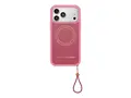 OtterBox Sole Series - Baksidedeksel for mobiltelefon robust - MagSafe-samsvar - nylonstoff, polykarbonatlag, termoplastisk elastomer (TPE) - Xtra Hot (pink) - for Apple iPhone 17 Pro Max
