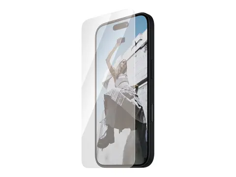 SAFE. by PanzerGlass - Skjermbeskyttelse for mobiltelefon ultrabred passform - glass - for Apple iPhone 15, 16