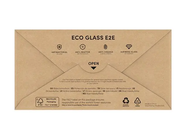 Key Eco - Skjermbeskyttelse for mobiltelefon kant-til-kant glass r...