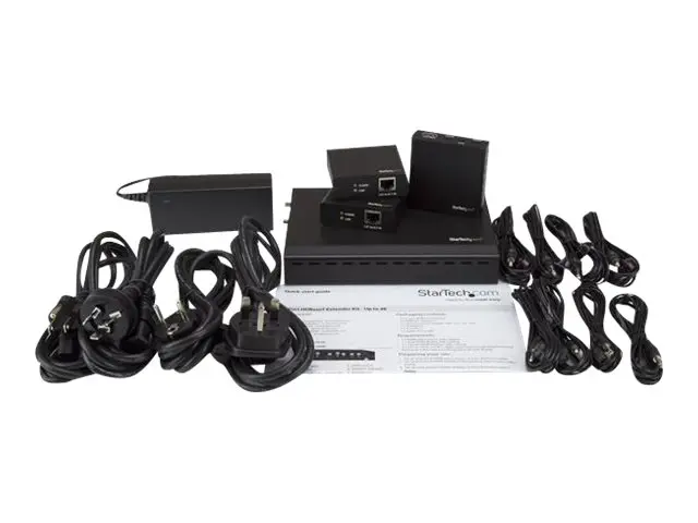 StarTech.com 3 Way HDMI Splitter - HDBaseT Extender Kit w/ Receive...