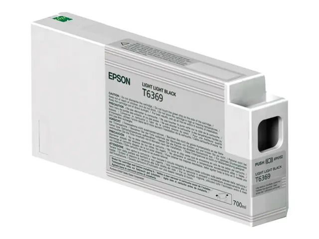 Epson UltraChrome HDR - 700 ml - lysesvart - original - blekkpatro...