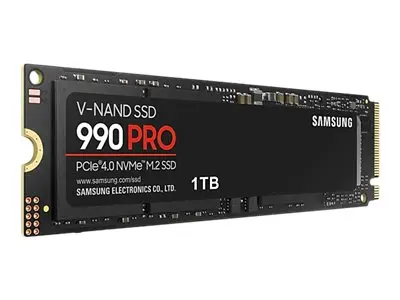 Samsung 990 PRO MZ-V9P1T0BW - SSD kryptert 1 TB intern M.2 2280 PC...