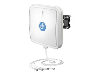 QuWireless QuSector 14HV-90-4 - Antenne - panel Wi-Fi - 12 dBi (for 2,4 - 2,5 GHz), 14 dBi (for 5.0 - 7.125 GHz) - direksjonal - innendørs / utendørs, takmonterbar / veggmonterbar