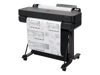 HP DesignJet T630 - 2025 Edition 24&quot; storformatsskriver - farge - ink-jet - Rull A1 (61,0 cm x 45,7 m), A1, ANSI D - 2400 x 1200 dpi - inntil 0.5 min/side - USB 2.0, Gigabit LAN, Wi-Fi(n) - kutter