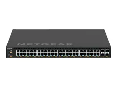 NETGEAR M4350-48G4XF - Switch - L3 Styrt - 48 x 10/100/1000 (PoE+) + 4 x 10 Gigabit SFP+ - front til bakside-luftflyt - rackmonterbar - PoE+ (1440 W)