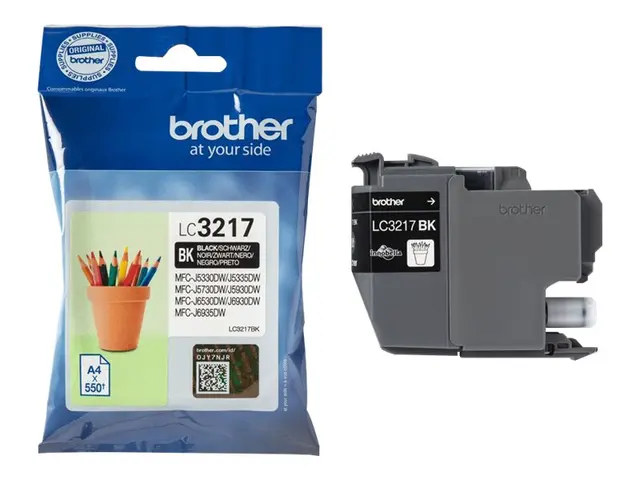 Brother LC3217BK - Svart original blekkpatron for MFC-J5335DW, MFC...