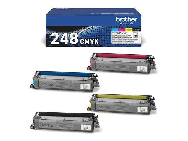Brother TN248VAL Multipack - 4-pack svart, gul, cyan, magenta orig...