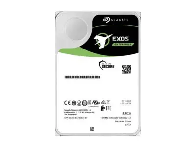 Seagate Exos X18 ST10000NM014G - Harddisk - kryptert - 10 TB - int...