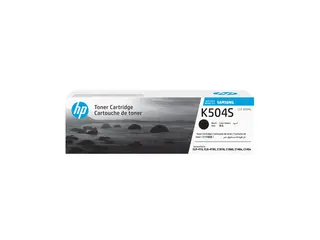 HP CLT-K504S - Svart - original - tonerpatron (SU158A) for Samsung CLP-415, CLX-4195; MultiXpress SL-C1453, C1454; Xpress SL-C1404, C1810, C1860