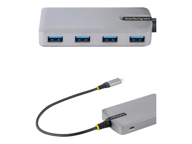 StarTech.com 4-Port USB-C Hub, USB 3.0 5Gbps, Bus Powered, Type-C ...