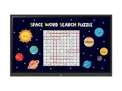 LG CreateBoard 86TR3DK-B - 86&quot; Diagonalklasse TR3DK Series LED-bakgrunnsbelyst LCD-skjerm utdanning / n&#230;ringsliv - med pekeskjerm (multiber&#248;rings) - Android - 4K UHD (2160p) 3840 x 2160 - Direct LED - svart