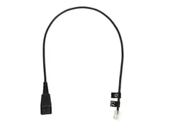 Jabra - Hodetelefonkabel - RJ-10 hann til Quick Disconnect hann 0.5 m