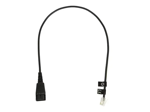 Jabra - Hodetelefonkabel - RJ-10 hann til Quick Disconnect hann - ...