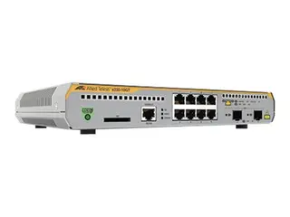 Allied Telesis AT x230-10GT - Switch - L2+ Styrt - 8 x 10/100/1000 + 2 x Gigabit SFP - stasjonær, rackmonterbar