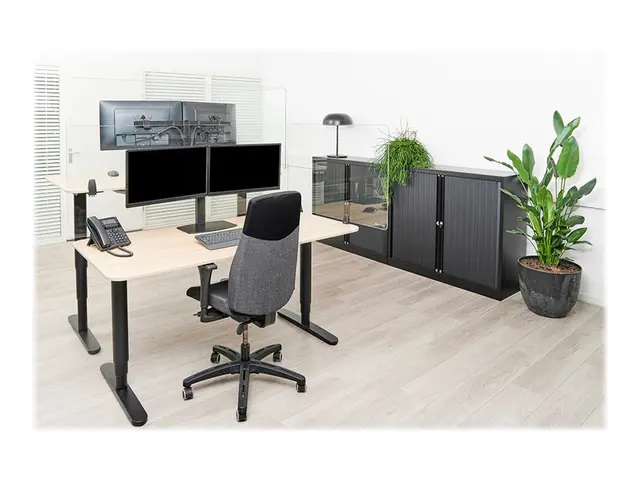 Neomounts NS-GLSPROTECT140 - Partisjonsskjerm skrivebordsmonterbar...