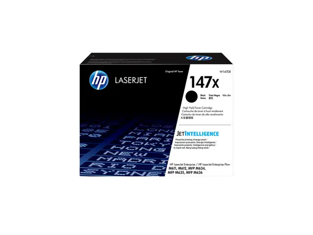 HP 147X - Høy ytelse svart original LaserJet tonerpatron (W1470X) ...