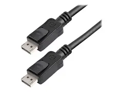 StarTech.com 7m DisplayPort Cable with Latches M/M DisplayPort-kabel - DisplayPort (hann) til DisplayPort (hann) - 7 m - l&#229;st - svart