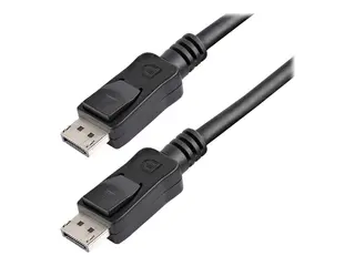 StarTech.com 7m DisplayPort Cable with Latches M/M DisplayPort-kabel - DisplayPort (hann) til DisplayPort (hann) - 7 m - l&#229;st - svart