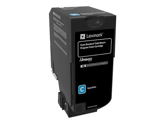 Lexmark - Cyan - original - tonerpatron LCCP, LRP - for Lexmark CS...