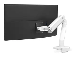 Ergotron HX - Monteringssett (leddarm, utvidelse, svingtapp, lavprofil toppmontert C-klemme 18-25 mm) for LCD-skjerm - hvit - skjermst&#248;rrelse: up to 49&quot; - skrivebordsmonterbar