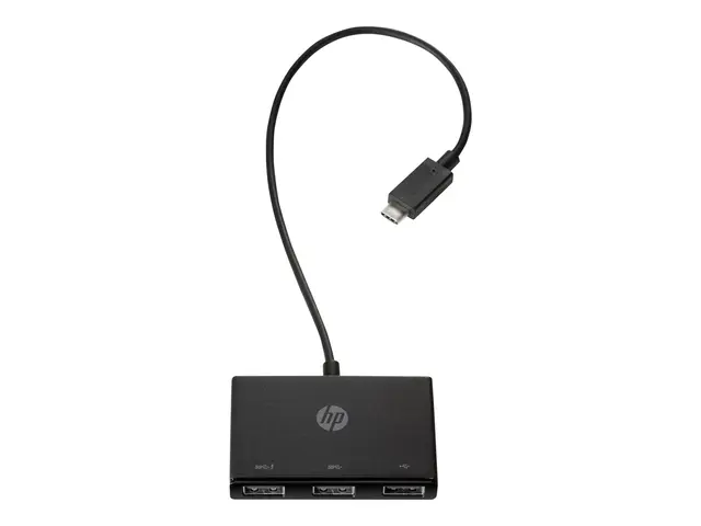 HP USB-C to USB-A - Hub 3 x SuperSpeed USB 3.0 stasjonær for Elite...
