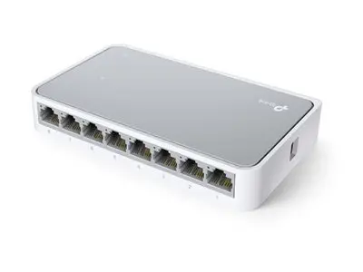 TP-Link TL-SF1008D 8-Port 10/100Mbps Desktop Switch - Switch - 8 x...