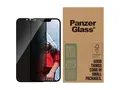 PanzerGlass - Skjermbeskyttelse for mobiltelefon ultrabred passform - glass - med personvernsfilter - for Apple iPhone 13, 13 Pro, 14