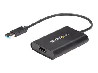 StarTech.com USB 3.0 to DisplayPort Adapter 4K 30Hz - External Video &amp; Graphics Card - Dual Monitor Display Adapter - Supports Windows (USB32DPES2) - DisplayPort-adapter - USB-type A til DisplayPort - TAA-samsvar - 20 cm