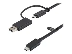 STARTECH.COM 3ft/1m USB-C Cable with USB-A Adapter - 2-in-1 USB C Cable 10Gbp