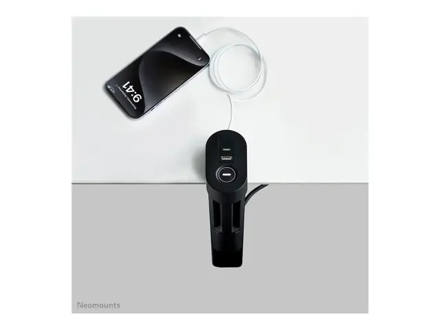 Neomounts - Flerkoplingslist USB-C + USB-A AC 230 V 3680 watt inng...