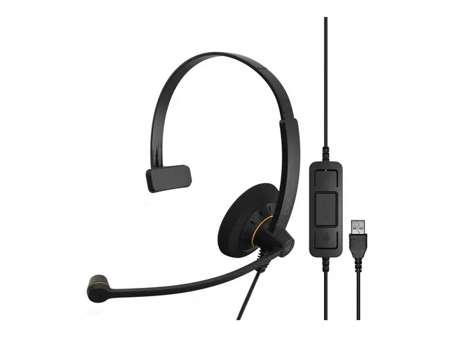 EPOS IMPACT SC 30 USB ML - Hodesett on-ear kablet svart med oransj...