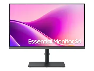 Samsung Essential S4 S24F434UAU S43UF Series - LED-skjerm - 24&quot; - 1920 x 1080 Full HD (1080p) @ 100 Hz - IPS - 300 cd/m&#178; - 1000:1 - 5 ms - HDMI, DisplayPort, USB-C - svart