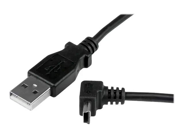 StarTech.com 1m Mini USB Cable Cord - A to Up Angle B Angled 1x (M...