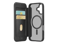 Cellular Line Daily Mag - Lommebok for mobiltelefon MagSafe-samsvar - svart - for Apple iPhone 17