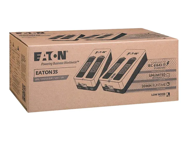 Eaton 3S 550 - UPS - AC 220-240 V - 330 watt - 550 VA - enkeltfase...